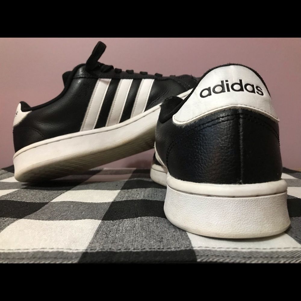 Adidas Black and White Sneakers